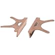 WILTON 404-5.5, Copper Jaw Caps, 5-1/5" Jaw Width