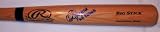 Mike Scioscia Autographed Ash Big Stick Bat W/PROOF, Picture of Mike Signing For Us, Anaheim Angels, Los Angeles Angels of Anaheim, 2002 World Series Champions