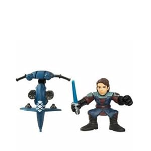 Star Wars Galactic Heroes Action Figures - Anakin Skywalker and STAP