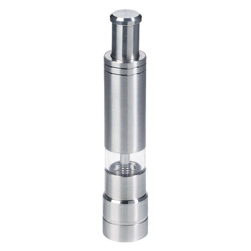 Childrens Toyshop  Gourmet Food : Vic Firth Gourmet Pump and Grind Pepper Mill - Stainless Steel