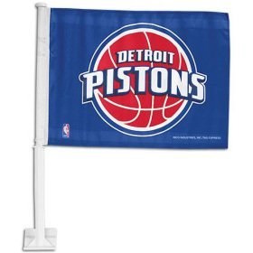 Detroit Pistons - NBA Car Flag