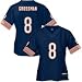 Reebok NFL Equipment Chicago Bears #8 Rex Grossman Navy Ladies Replica Football Jersey