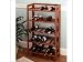 Kitchen & Housewares : Winsome Wood Foldable Wine Rack, Walnut