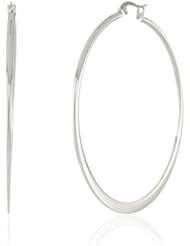 Stainless Steel Round Hoop Earrings (55mm Diameter)