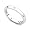 14k White Gold Bezel set Diamond Semi Eternity Wedding Band Ring (G-H/SI, 0.21 ct.), 4
