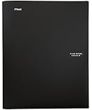 Five Star Stay-Put Pocket Folder, 11.62 x 9.31 x .25 Inches, Black (72113)