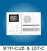 AIPHONE Model MYH-CUB Flush Mount Pantilt Intercom Video Monitor