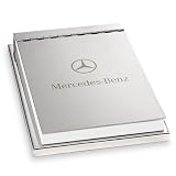 Mercedes Benz Silver Notepad Holder