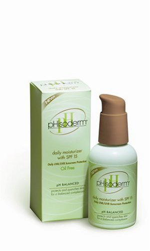 pHisoderm pH Daily Moisturizer with SPF 15, Oil Free, 2 oz (57 g) (Pack of 3) by Phisoderm