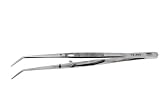 Aven 18400 Curved Serrated Forcep with Lock, Stainless Steel, 6" Length