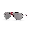 DIESEL RINA/P/S, RINA PS GNOLV BLACK SEMI MATTE RED METAL SMOKE LENS SUNGLASSES SHADES