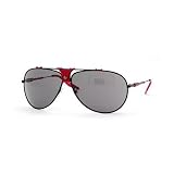 DIESEL RINA/P/S, RINA PS GNOLV BLACK SEMI MATTE RED METAL SMOKE LENS SUNGLASSES SHADES