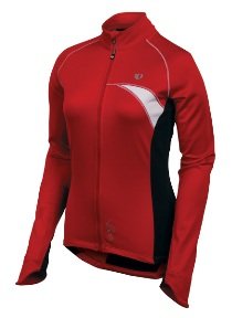 Pearl Izumi Womens Symphony Thermal Jersey,True Red/Black,Large