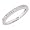10k White Gold Diamond Wedding Anniversary Band Ring 4 (0.22 Cttw, SI-I Clarity, H-I Color)