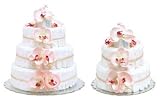 ~ Bloomers *Pink Orchids* Baby Diaper Cake