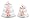 ~ Bloomers *Pink Orchids* Baby Diaper Cake Small