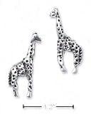 Sterling Silver Giraffe Post Earrings
