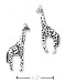 Sterling Silver Giraffe Post Earrings