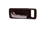 Honda Accord Red Inside Front Driver Side Replacement Door Handle with Manual Lock and Chrome Lever