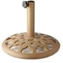 Yotrio International Llc 01219 Beige Cast Iron Umbrella Base 25 Lb.