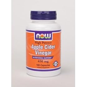 NOW Foods - Apple Cider Vinegar 450 mg 180 caps450