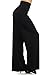Fashiondio Women's Wide Leg Palazzo Pants Solid and Prints