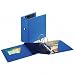 Heavyweight Vinyl Slant-D Ring Binder w/Finger Hole, 5in Cap, Blue