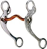 Bit Western Low Port Copper Curb 8 Engraved Aluminum