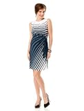 Motherhood Maternity: Short Sleeve Tie Detail Maternity Dress