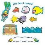 Carson-Dellosa Publishing CD-144019 Undersea dive into learning! classroom decorating set, 20 x 14-1/2 showpiece