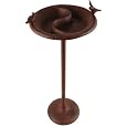 Big Save Esschert Design Birdbath & Feeder on Stand-Antique Brown