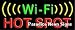 Wi-Fi Hot Spot Neon Sign 13 x 32