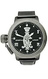Christian Audigier Eternity Collection Black Metal Logo Dial Unisex Watch #ETE117