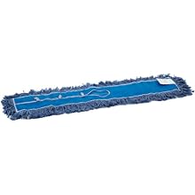 Wilen C003036, Permatwist Polyester Back Dust Mop, 36" Length x 5" Width, Blue (Case of 12)
