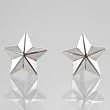 Little Star Earrings in Sterling Silver, #9895