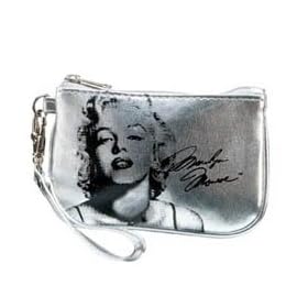 MARILYN MONROE Movie Star Silver COIN PURSE New Gift
