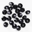 Faceted Rondelle Bead, 1000pc Pkg, Black Op