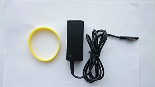 new Tanca US Plug Power Supply Adapter Cord for Microsoft Surface Pro 3 12 Inch Tablet 12V 2.58A + Tangca Silicone Bracelet