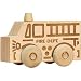 Maple Fire Truck Scoot 4" long