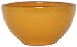 Terracotta Glazed Pottery Dark Wheat Yellow Extra Large Bowl 10.5"D 6"H