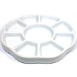 Artist Ceramic Paint Palette 9 Part Arts & Crafts