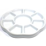 Artist Ceramic Paint Palette 9 Part Arts & Crafts