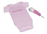 Santa Barbara Design Studio I wanna be Onesie and Plush Rattle MIcrophone Set-6-12 months by Jane Daly