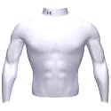 Under Armour Kinder Coldgear Longsleeve Mock, Größe:YXL; Farbe:White