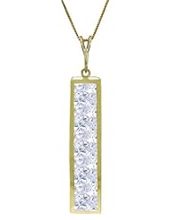 14K Gold Grecian-Inspired Necklace with Natural Square-shaped Aquamarines