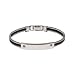 Eve's Addiction Mens and Ladies Cable Studded ID Bracelet