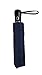 Fully Automatic Umbrella 3 Fold Auto Open / Close Travel Umbrella Windproof Rainproof For Women/Men Using (NAVY BLUE)
