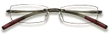 Scojo Tube Readers Reading Glasses - Outline Gels Smoke/berry