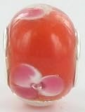 Quiges Beads Charms Murano Glass-Silver