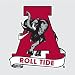 ALABAMA CRIMSON TIDE Classic A ROLL TIDE vinyl decal 4